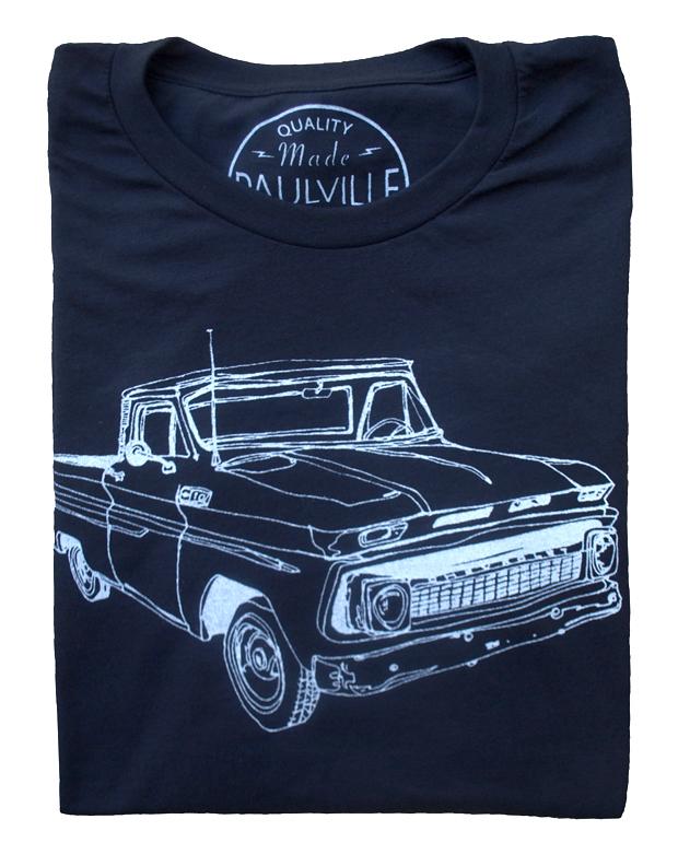 Vintage Chevy Truck Tee - Dark Grey