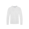 White Round Neck Knit Sweater