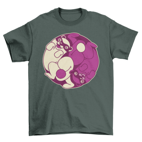 Yin Yang Ferrets Tee